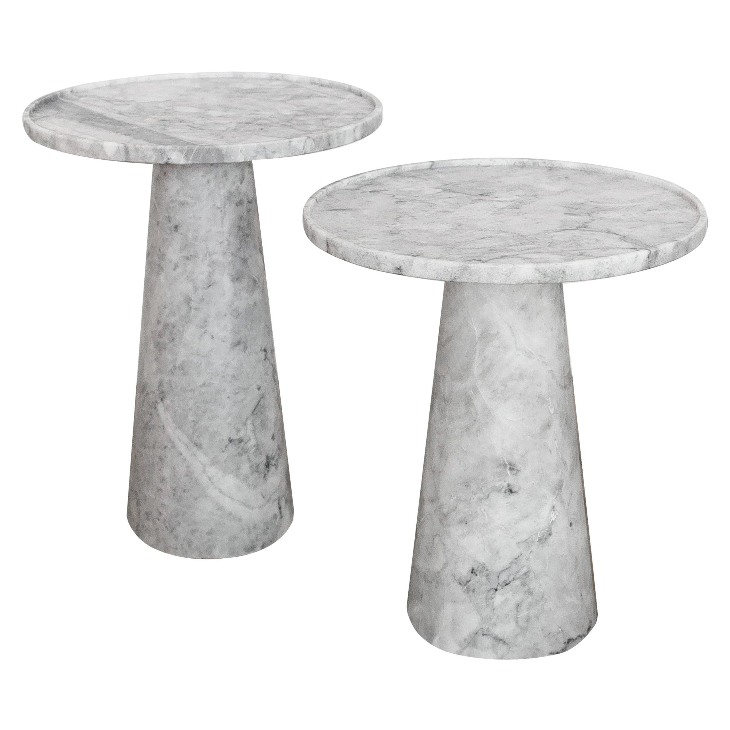 Marble Handicraft Side Table