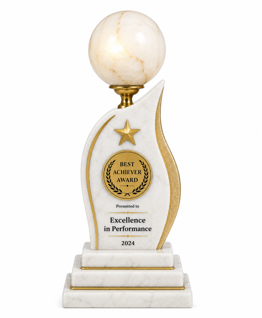 Marble Handicraft Trophy & Lamp