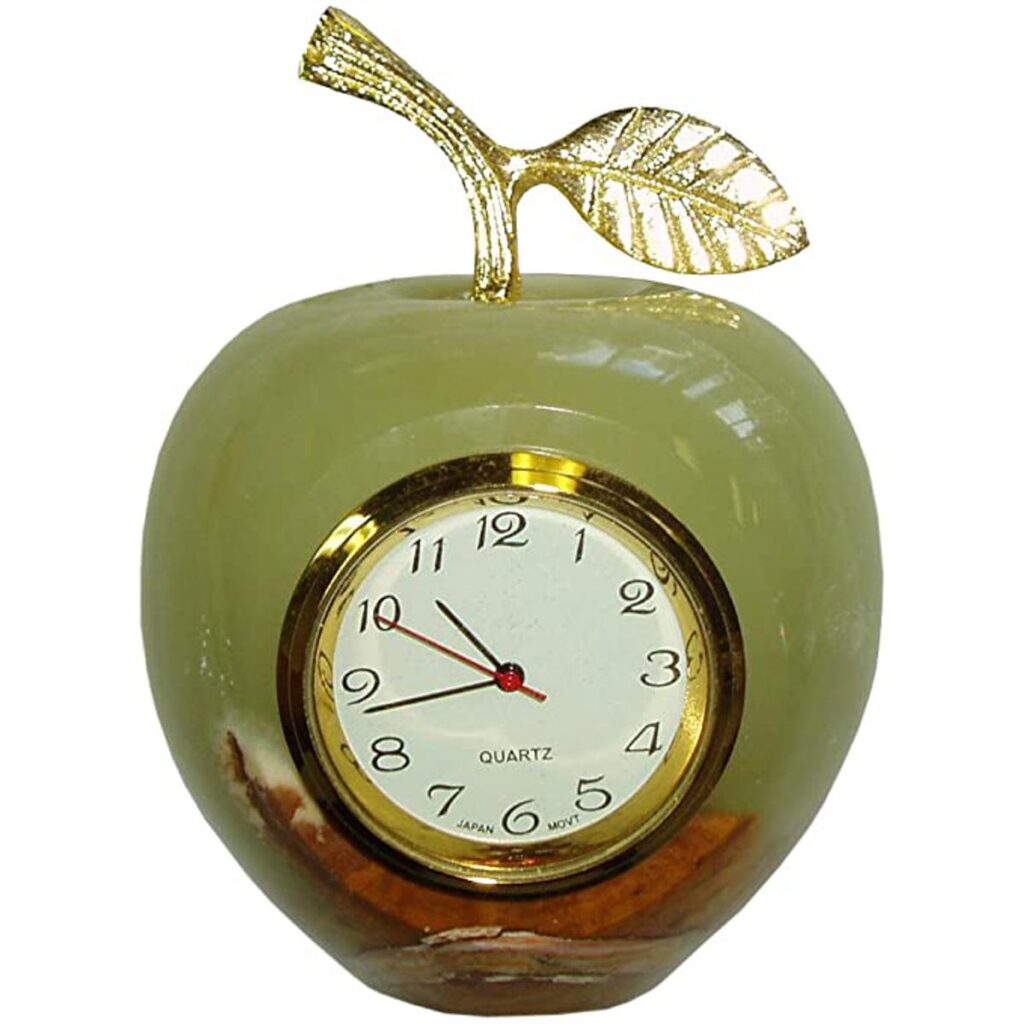 Marble Handicraft Table Clock