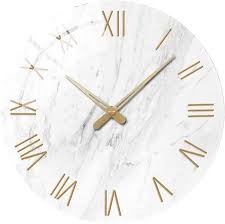 Marble Handicraft Wall Clock