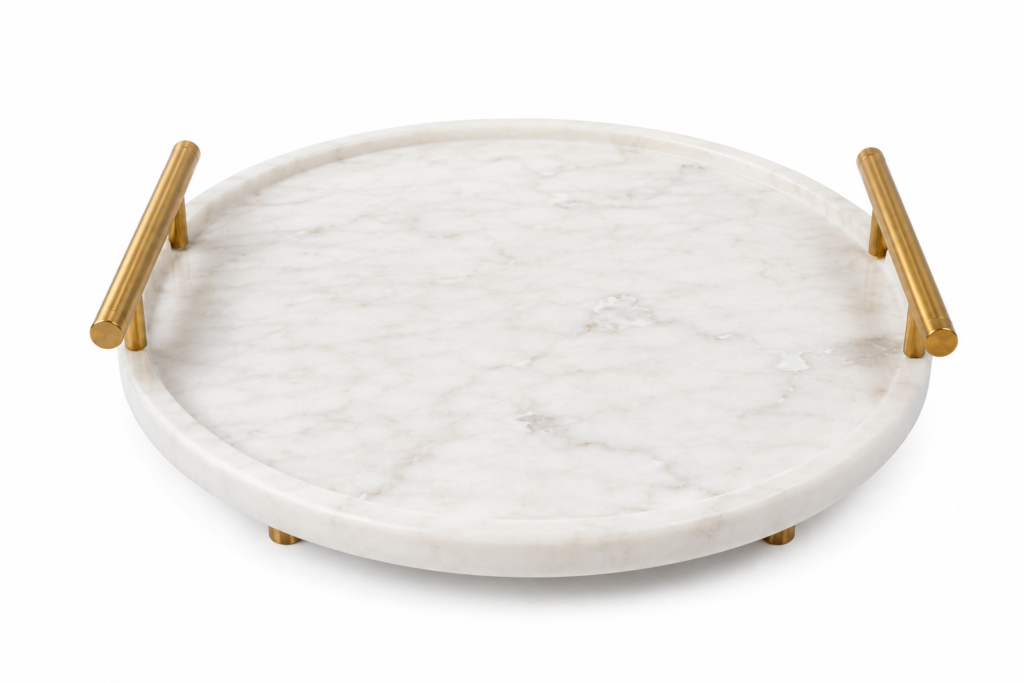 Marble Handicraft Serving Platter