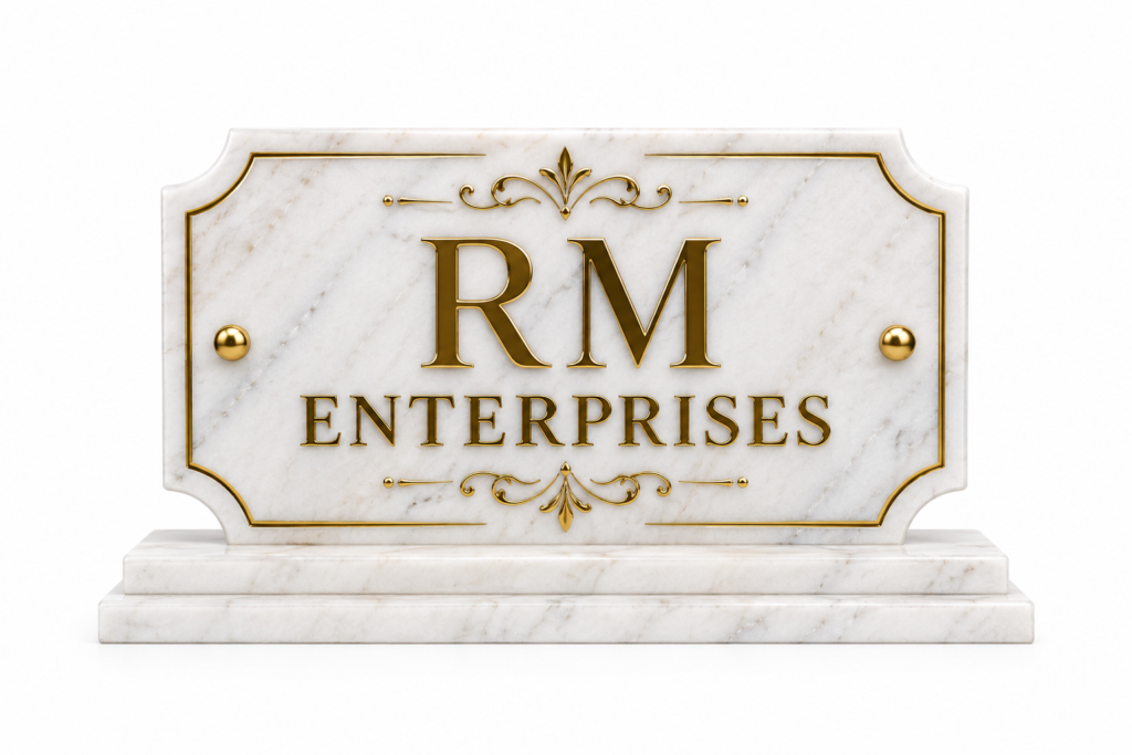 Marble Handicraft Name Plates