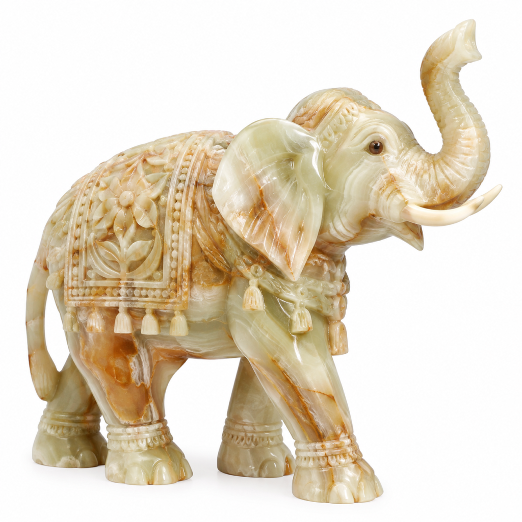 Marble Handicraft Elephant Statue