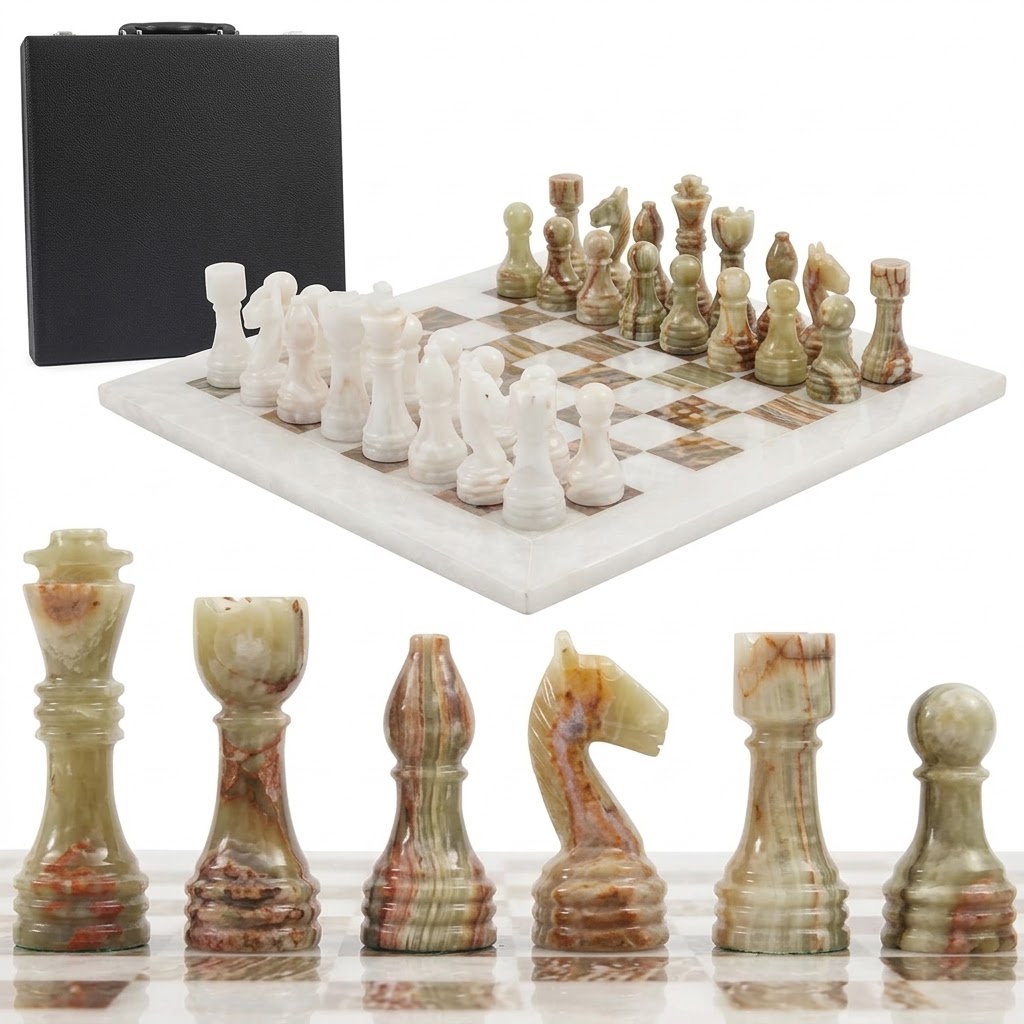 Marble Handicraft Chess Pieces