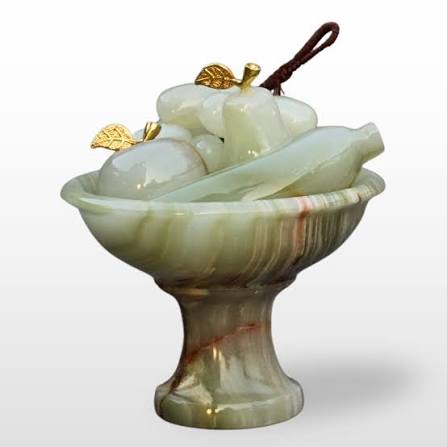 Marble Handicraft Fruit Bowl