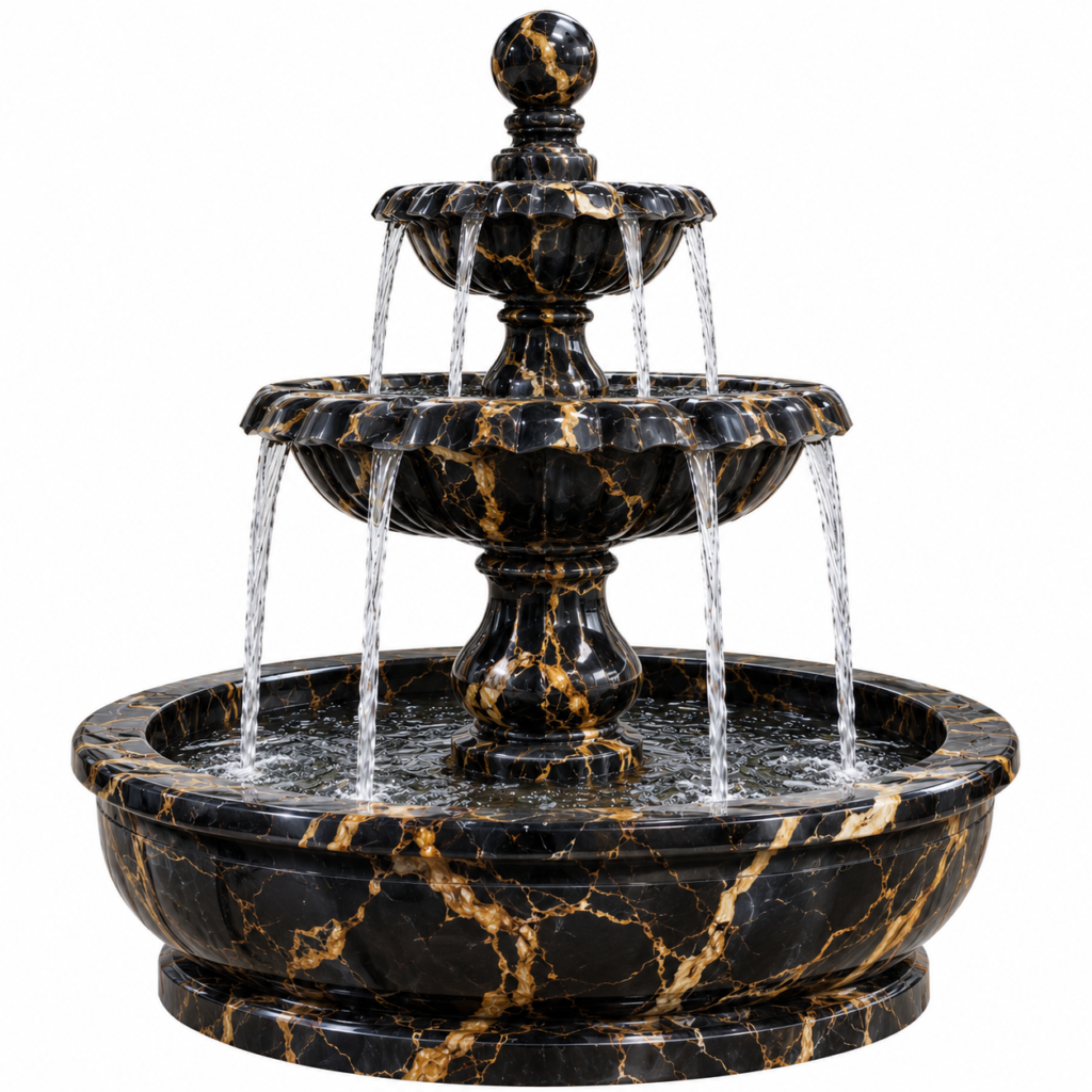 Luxury Marble & Onyx Fountain